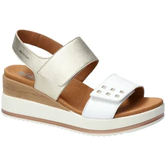 Sandalia Mephisto Swena N Blanco Metalizado | Dino Zapatos