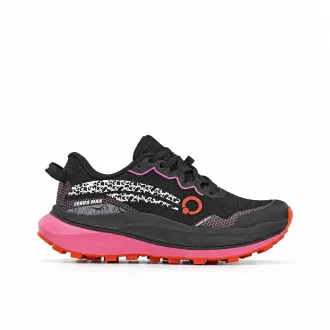 Zapatilla trail mujer ATOM Terra Max AT180 negra vista lateral