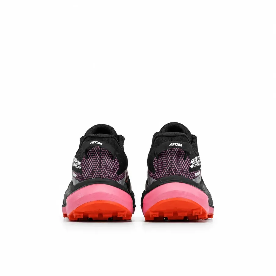 Zapatilla trail mujer ATOM Terra Max AT180 negra vista lateral