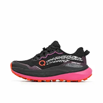 Zapatilla trail mujer ATOM Terra Max AT180 negra vista lateral interior