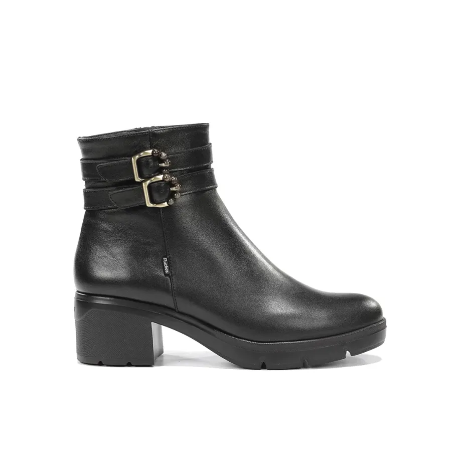 Botín Fluchos F2516 Fugaz Negro Mujer | DINO Zapatos