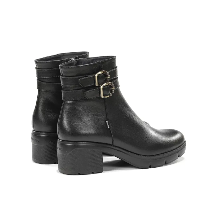 Botín Fluchos F2516 Fugaz Negro Mujer | DINO Zapatos