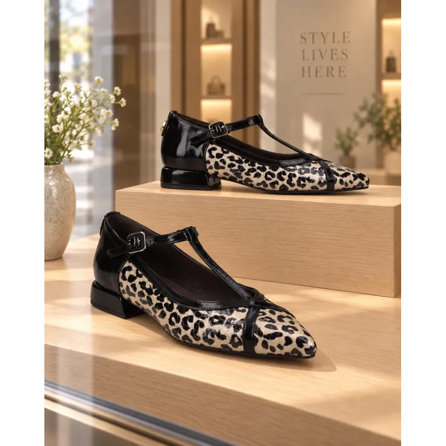 Bailarina leopardo negra
