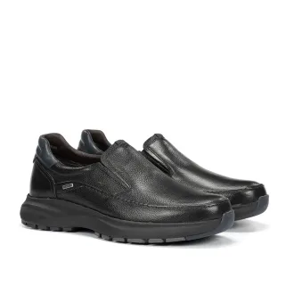 Zapatos Fluchos Triton negro de piel hombre Dino Zapatos Alcoy