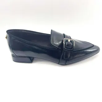 Mocasín charol negro mujer | Dino Zapatos Alcoy