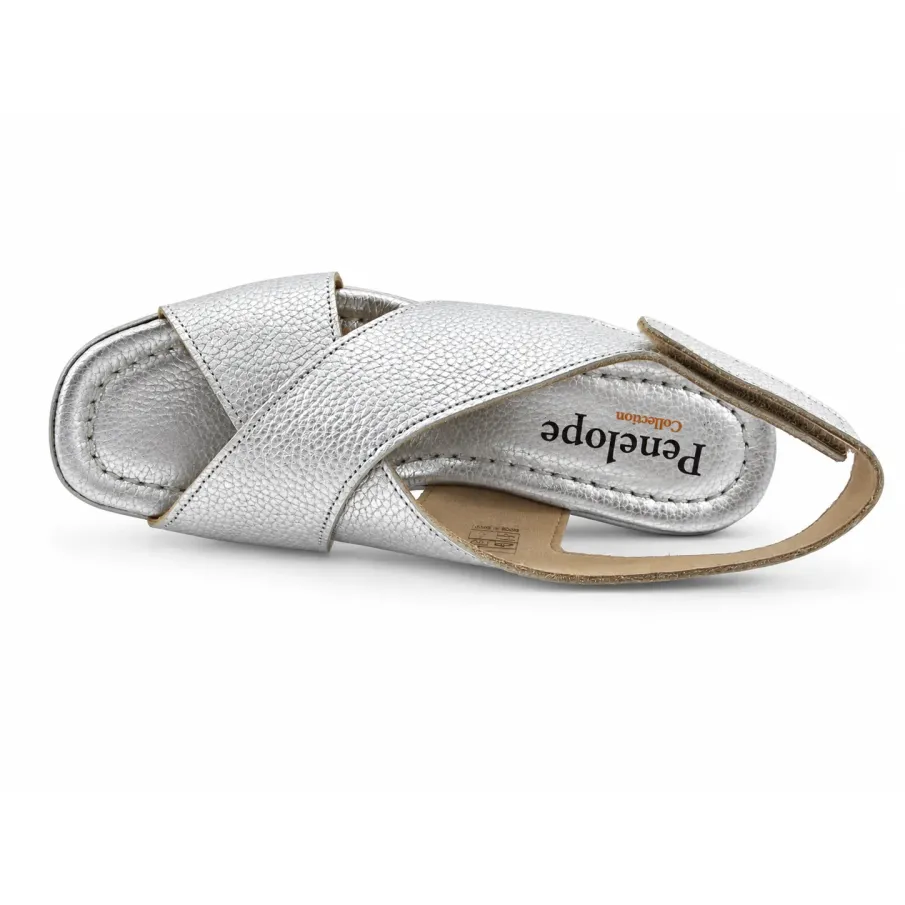 SANDALIAS DE PENELOPE COLLECTION PLATA