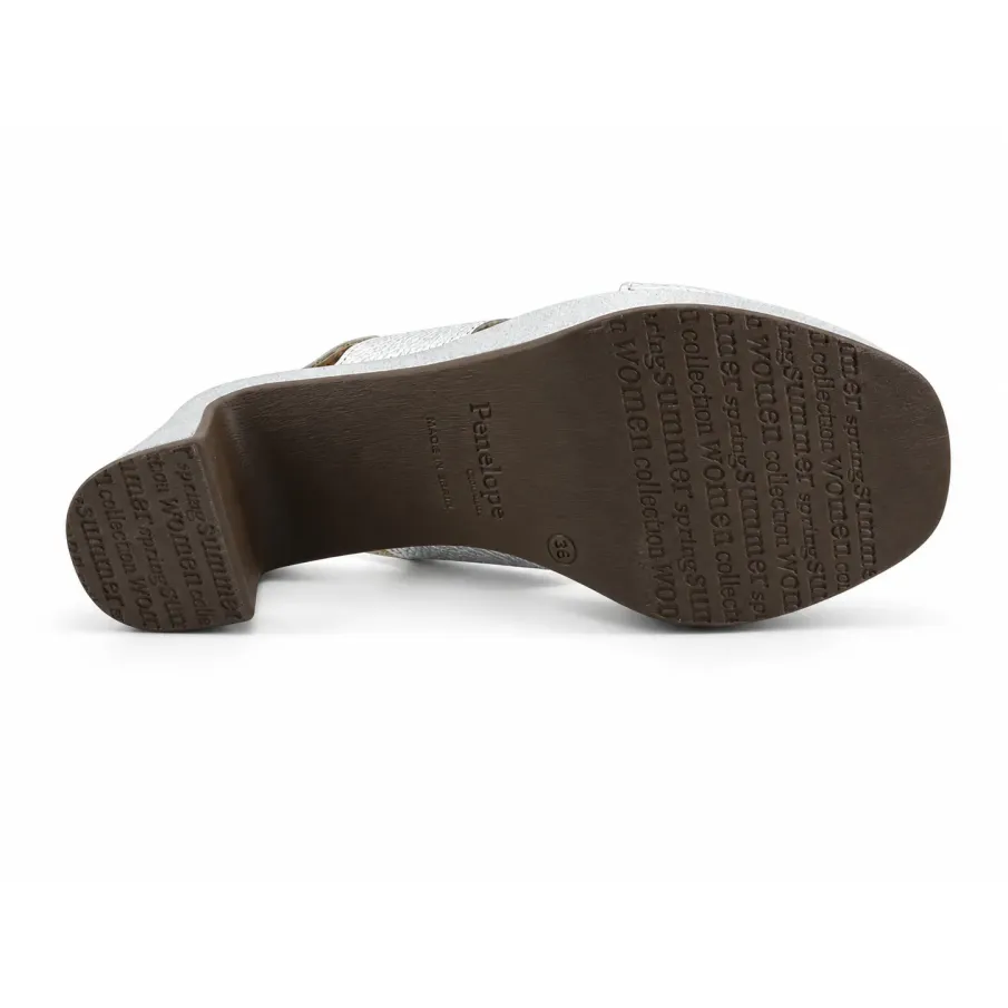 SANDALIAS DE PENELOPE COLLECTION PLATA