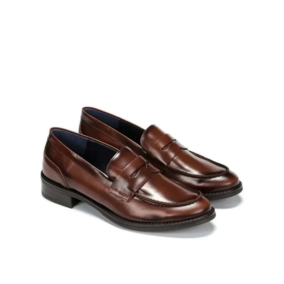 Mocasín de piel cuero para mujer | Dino Zapatos Alcoy