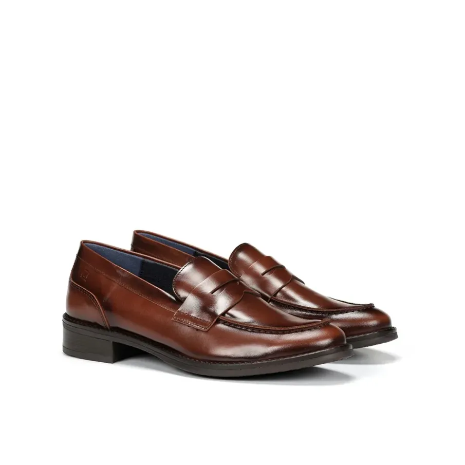 Mocasín de piel cuero para mujer | Dino Zapatos Alcoy