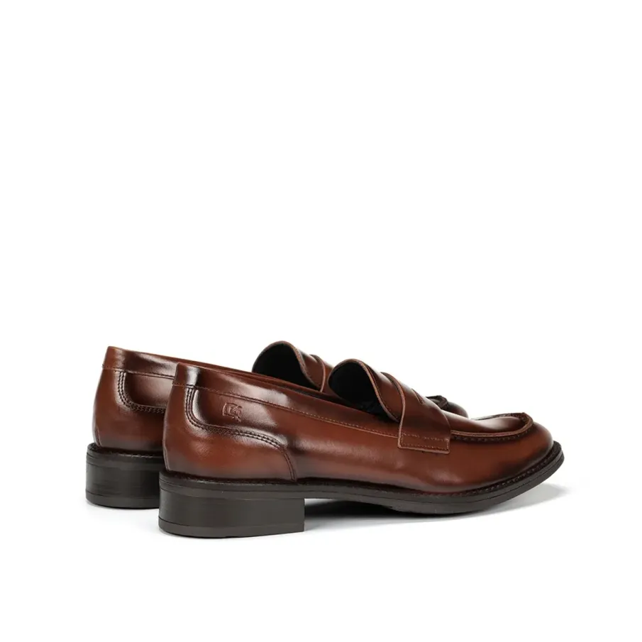 Mocasín de piel cuero para mujer | Dino Zapatos Alcoy