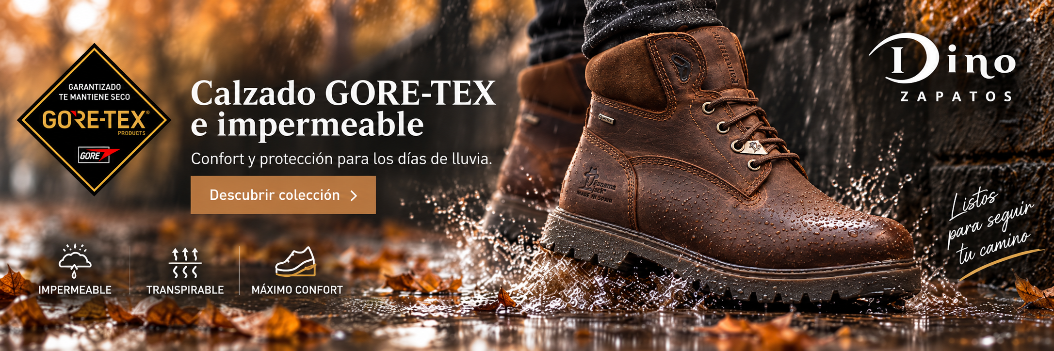 Calzado Gore-tex e impermeable